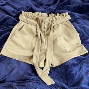 Paper bag waist shorts!